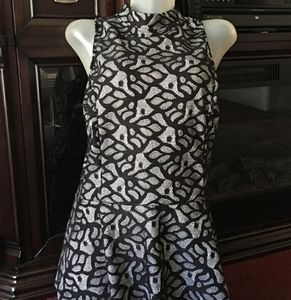 Ashley Stewart lace peplum blouse